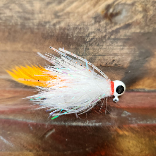 The Cream Sickle White and Orange Jig 5 Pack