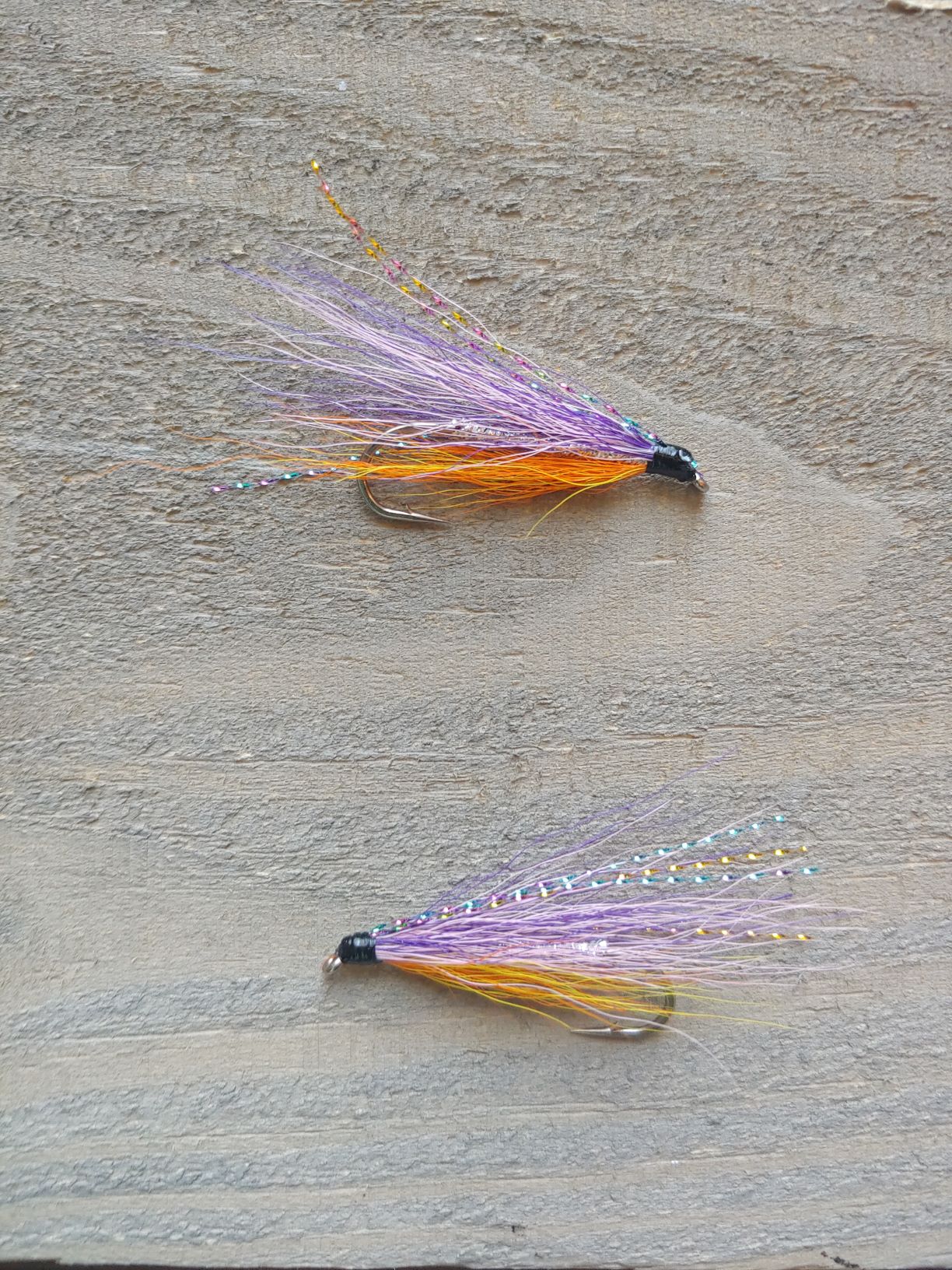 Fishing Streamers hand tied in Idaho. Pack of two. Great quality.